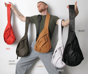 Small Black Sling Crossbody Backpack Shoulder Bag For Men Women,  Lightweight One Strap Backpack Sling Bag Backpack For Hiking Walking Biking  Travel Cy