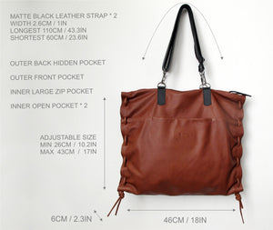 3in1 Convertible Backpack, Tote & Crossbody Bag In Soft Italian Napa Leather – judtlv 3in1 Convertible Backpack, Tote & Crossbody Bag In Soft Italian Napa Leather – judtlv
