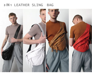 3in1 Leather Sling Bag