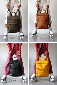 Cooler Leather Backpack