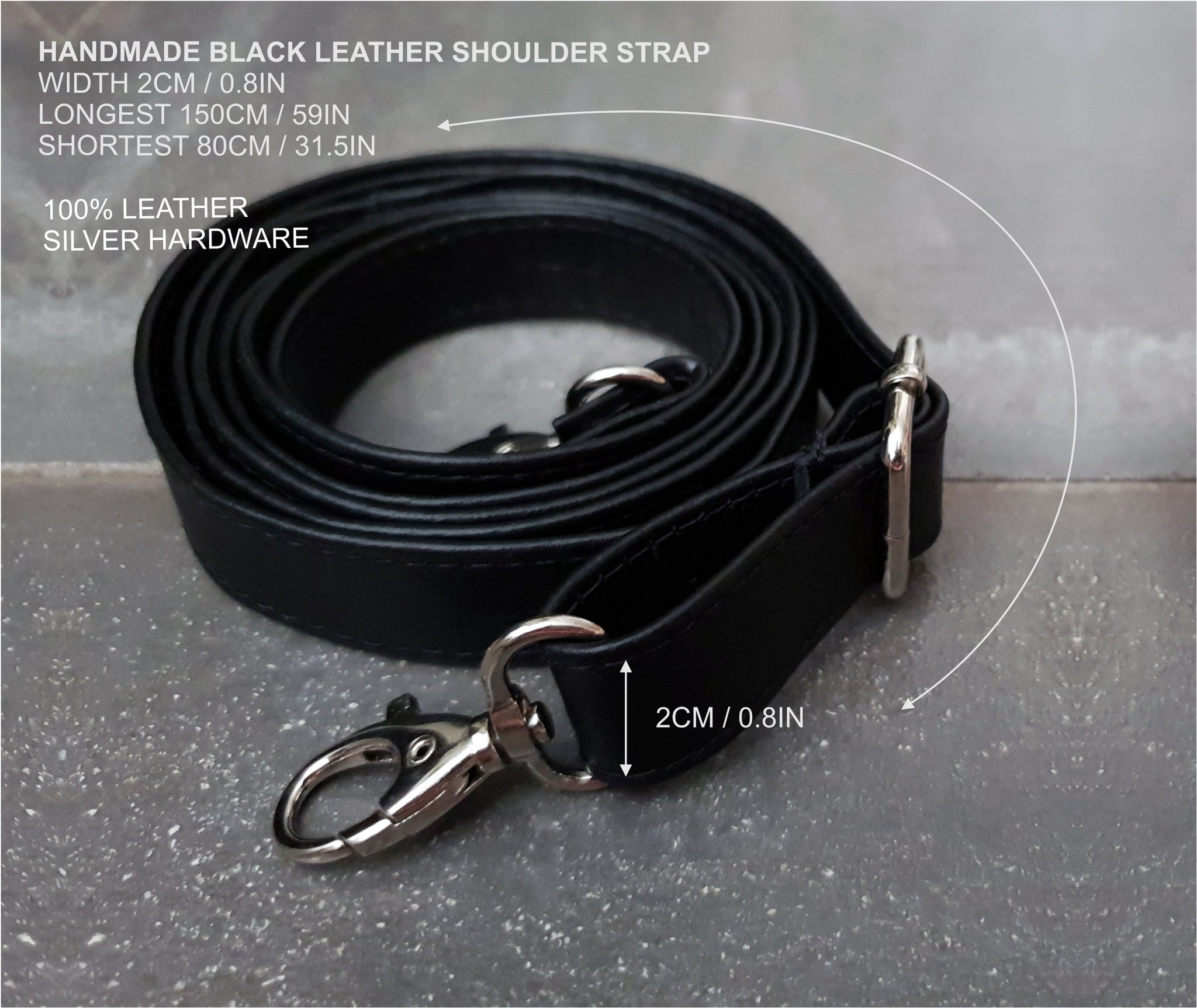 Adjustable Bag Leather Strap