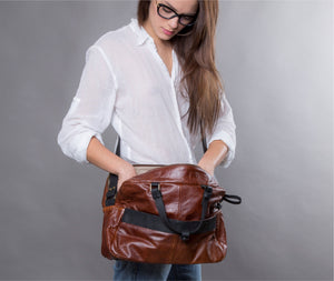 3in1 Leather Duffle Bag