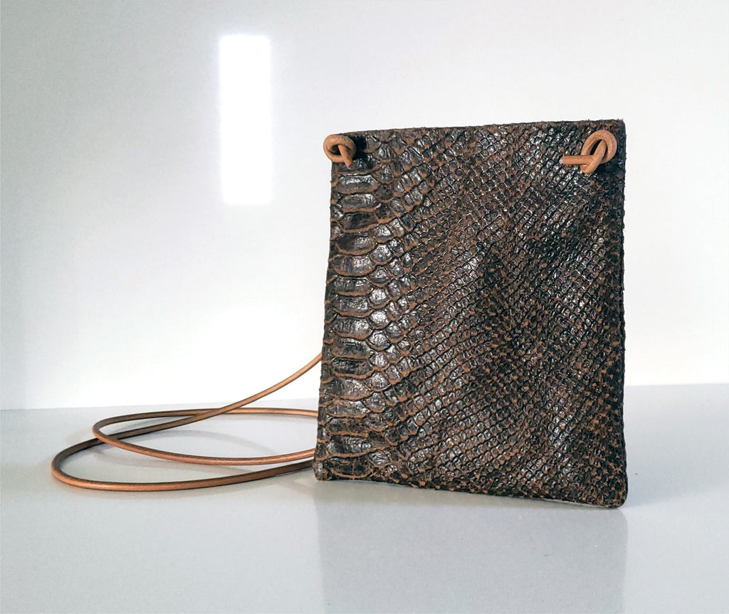 Python Emboss Mini Purse – judtlv