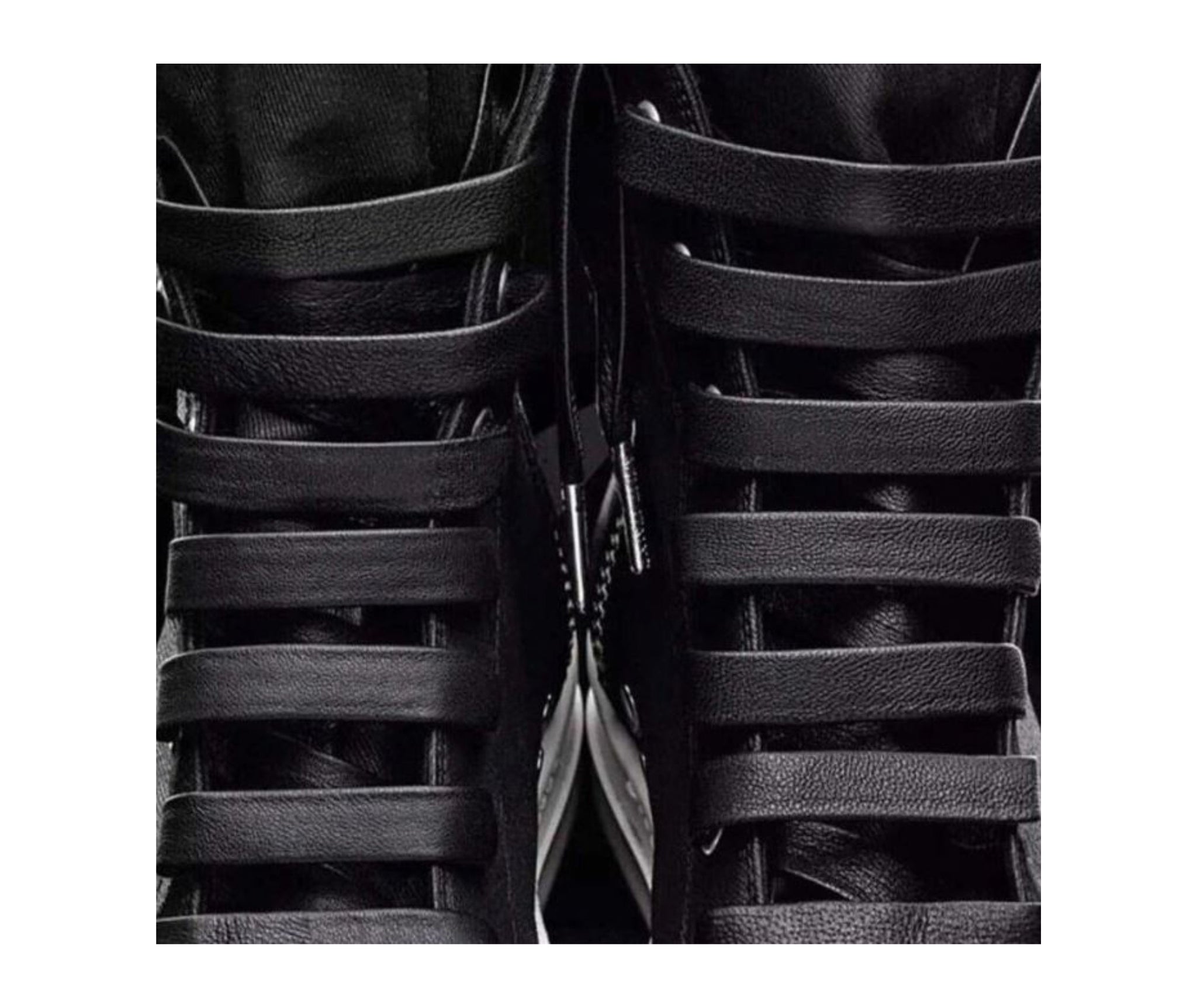 Leather Shoelace Belt