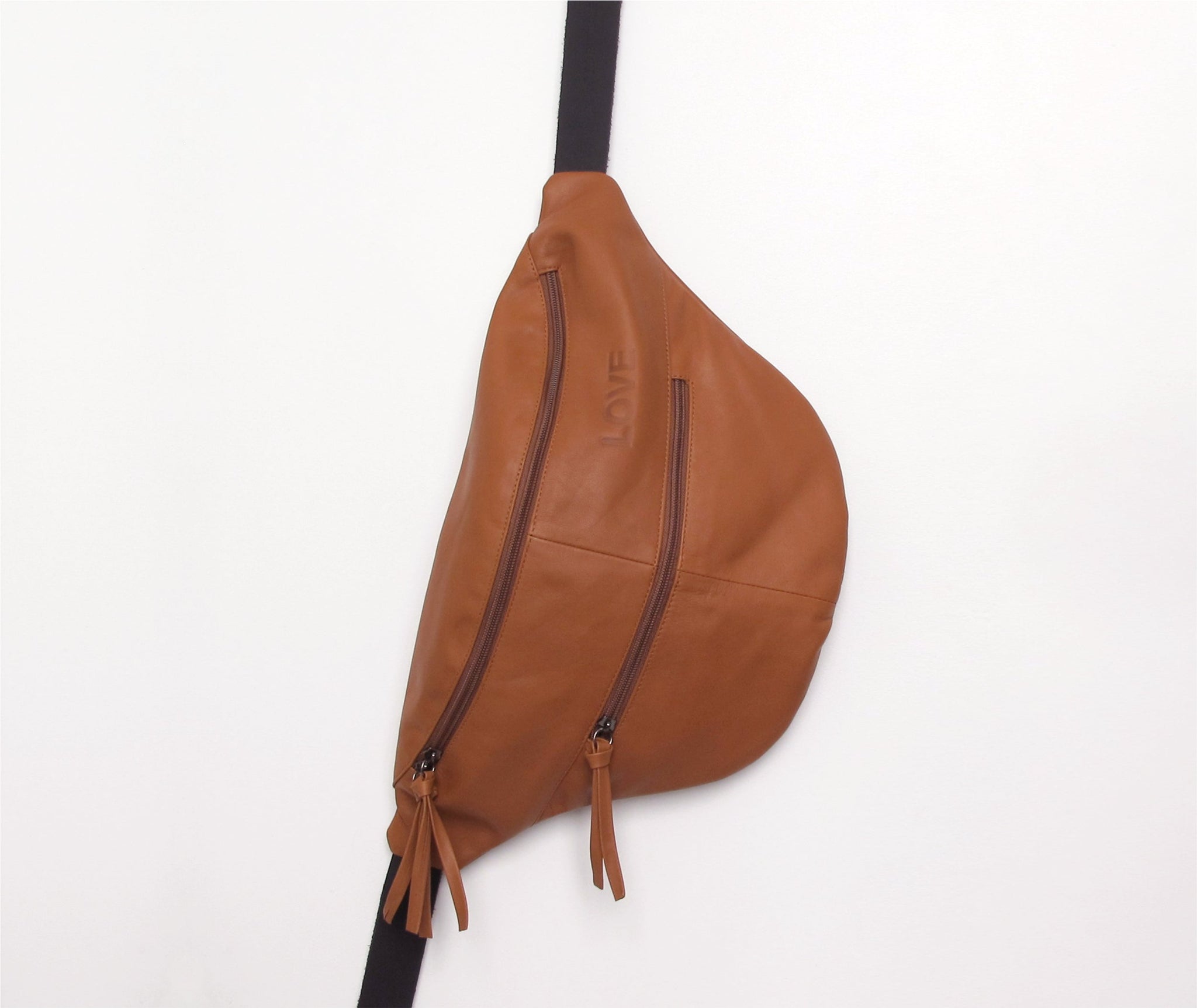 Oversize Leather FannyPack