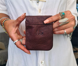 Louis Vuitton Leather Coin Purse Keychain Tiger Leather Keychain