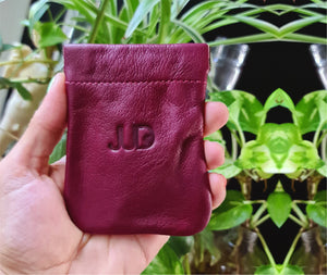 Squeeze Leather Pouch Wallet Keychain Pouch, Coin Purse. Perfect Gift –  judtlv