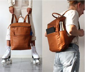 Cooler Leather Backpack