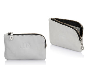Zipper Leather Wallet